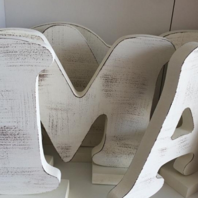 Letras en mdf